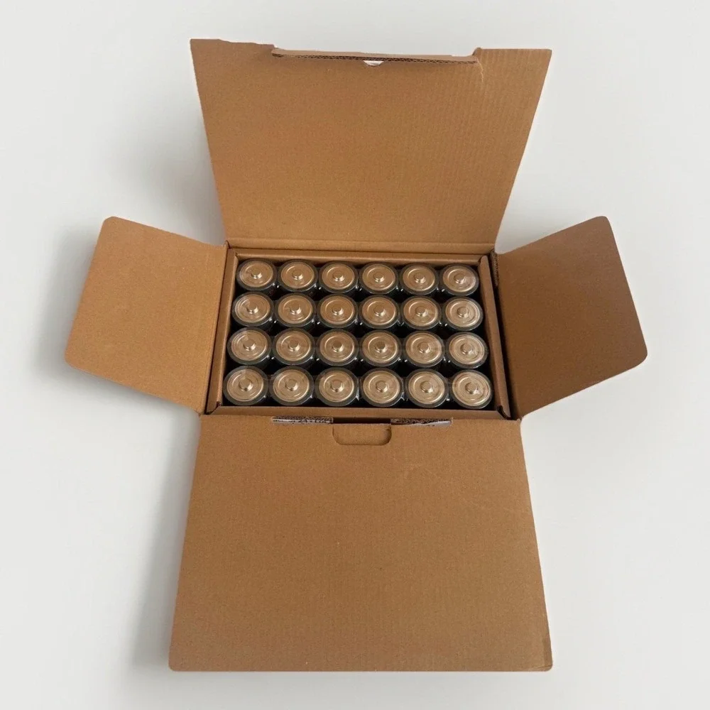 24 Pack Amazon Basics D-Cell All-Purpose‎ Alkaline Batteries 5-Year Shelf Life
